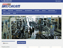 Tablet Screenshot of bikedream.com.br